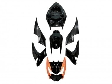 Custom 2003-2006 Kawasaki Z1000 Motorcycle Fairings - Glossy Black Orange