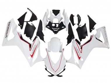 Custom 2019-2020 Honda CBR650R Motorcycle Fairings - White Red Black