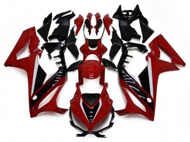 Custom 2019-2020 Honda CBR650R Motorcycle Fairings - Red White Glossy Black