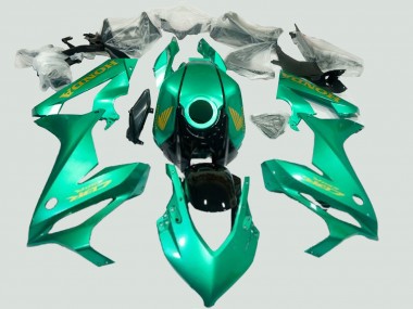 Custom 2021-2023 Honda CBR650R Motorcycle Fairings - Green Gold