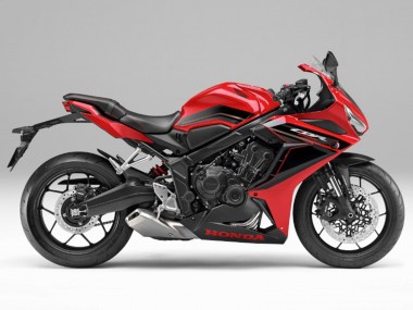 Custom 2021-2023 Honda CBR650R Motorcycle Fairings - Red Black