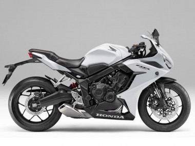 Custom 2021-2023 Honda CBR650R Motorcycle Fairings - Matte White