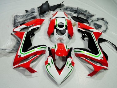 Custom 2021-2023 Honda CBR650R Motorcycle Fairings - White Red Green Black
