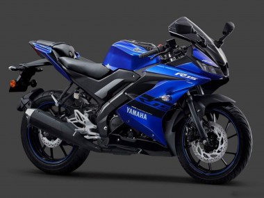 Custom 2018-2024 Yamaha YZF R15 Motorcycle Fairings - Blue Black White