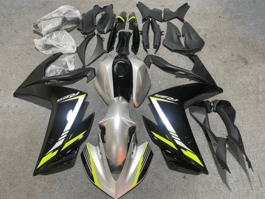 Custom 2015-2018 Yamaha YZF R3/R25 Motorcycle Fairings - Silver Yellow Black