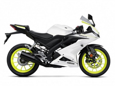 Custom 2019-2024 Yamaha YZF R125 Motorcycle Fairings - White Yellow