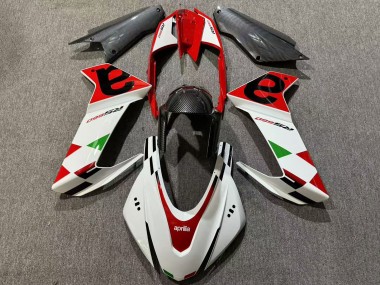 Custom 2020-2024 Aprilia RS660 Motorcycle Fairings - White Red Black Carbon Fiber Green