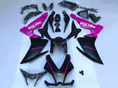 Custom 2009-2015 Aprilia RSV4 1000 Motorcycle Fairings - Matte Black Pink
