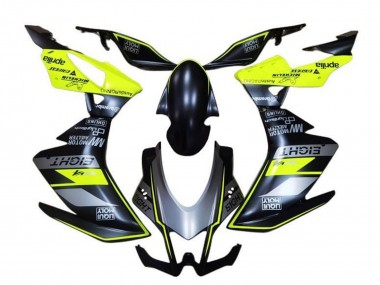 Custom 2009-2015 Aprilia RSV4 1000 Motorcycle Fairings - Matte Black Grey Green