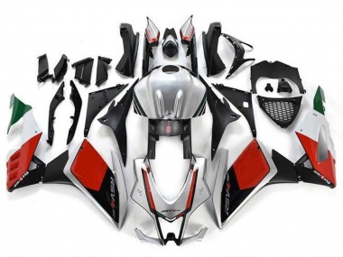 Custom 2009-2015 Aprilia RSV4 1000 Motorcycle Fairing Kits - Silver Black Red Green