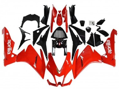 Custom 2009-2015 Aprilia RSV4 1000 Motorcycle Fairings - Red