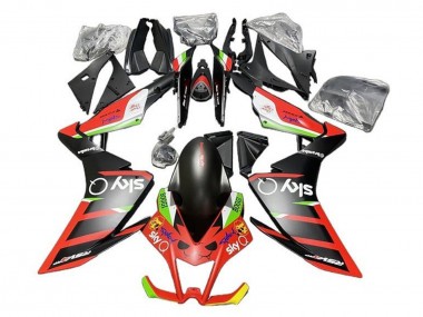 Custom 2009-2015 Aprilia RSV4 1000 Motorcycle Fairings - Matte Black Red Green White