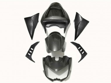 Custom 2003-2006 Kawasaki Z1000 Motorcycle Fairings - Faux Carbon Fiber