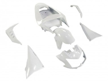 Custom 2003-2006 Kawasaki Z1000 Motorcycle Fairings - White