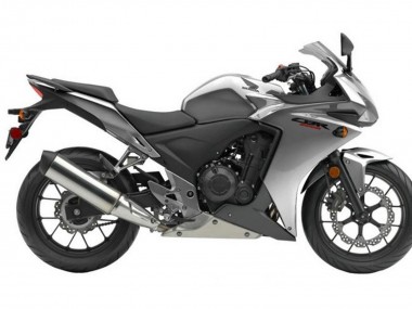 Custom 2013-2015 Honda CBR500R Motorcycle Fairings - Silver
