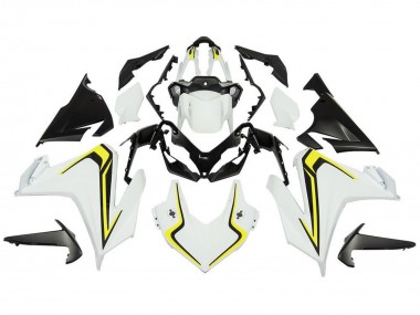 Custom 2019-2021 Honda CBR500R Motorcycle Fairings - White Yellow Black