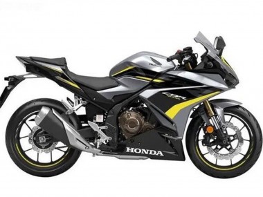 Custom 2019-2021 Honda CBR500R Motorcycle Fairings - Silver Glossy Black Yellow