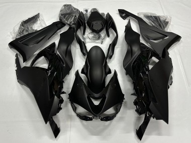 Custom 2023-2025 Kawasaki ZX6R Motorcycle Fairings - Matte Black