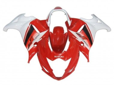 Custom 2008-2013 Suzuki GSX650F Motorcycle Fairings - Red White Black
