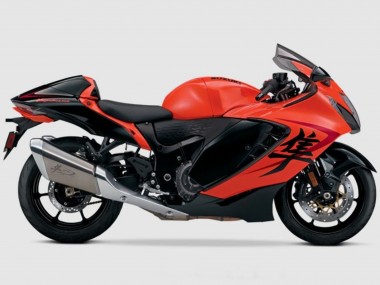 Custom 2021-2025 Orange Matte Black Suzuki GSXR 1300 Hayabusa Motorcycle Fairings