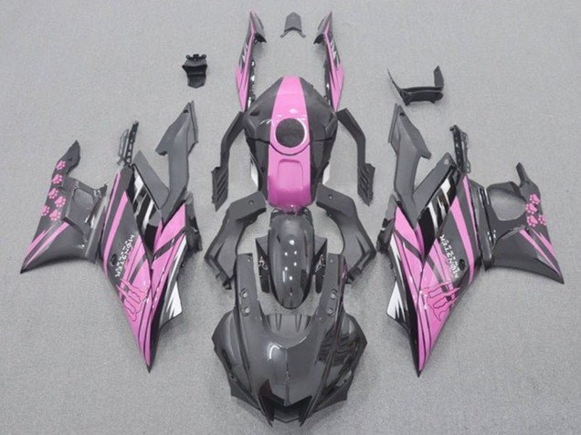2019-2021 Yamaha YZF R3/R25 Motorcycle Fairings - Pink Black Monster