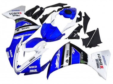 Custom 2009-2011 Yamaha YZF 1000 R1 Motorcycle Fairings - White Blue Black Green Monster IVECO Yamalube ENEOS