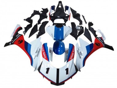 Custom 2015-2019 Yamaha YZF 1000 R1 Motorcycle Fairings - White Blue Red Black Official Safety