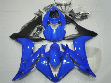 Custom 2004-2006 Yamaha YZF 1000 R1 Motorcycle Fairing - Blue Matte Black