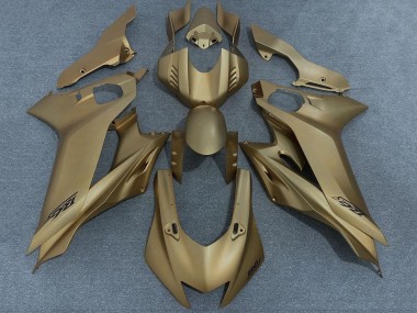 Custom 2017-2023 Yamaha YZF R6 Motorcycle Fairings - Matte Gold