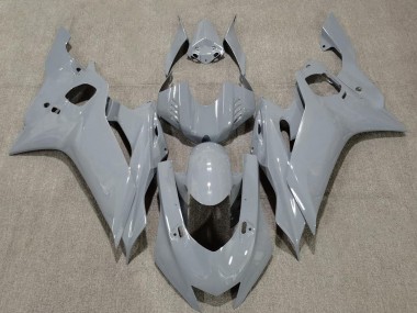 Custom 2017-2023 Yamaha YZF R6 Motorcycle Fairings - Nardo Grey
