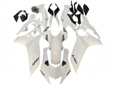 Custom 2017-2023 Yamaha YZF R6 Motorcycle Fairings - Pearl White