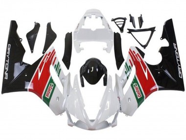 Custom 2009-2012 Triumph Daytona 675 Triple Motorcycle Fairings - White Red Green Glossy Black Castrol