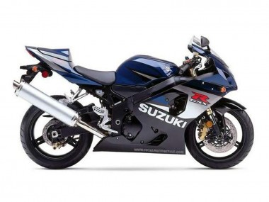 Custom 2004-2005 Suzuki GSXR 600 / GSXR 750 Motorcycle Fairings - Dark Blue