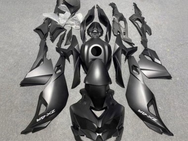 Custom 2019-2025 Kawasaki ZX4R ZX-4RR Motorcycle Fairings - Matte Black