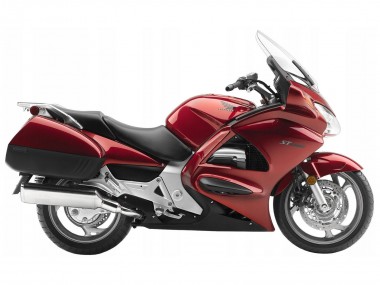 Custom 2002-2016 Honda ST1300 Motorcycle Fairings - Dark Red