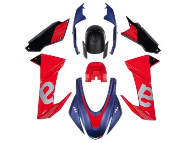 Custom 2020-2024 Aprilia RS660 Motorcycle Fairings - Blue Red