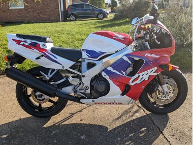 Custom 1994-1995 Honda CBR900RR 893 Motorcycle Fairings - Red Blue White