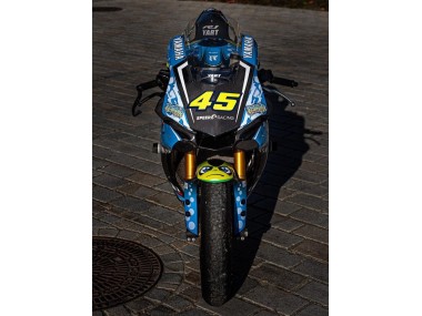 Custom 2015-2019 Yamaha YZF R1 Motorcycle Fairings - Blue Yellow Shark