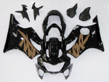 1999-2000 Gloss Black & Brown Honda CBR600 F4 Motorcycle Fairings