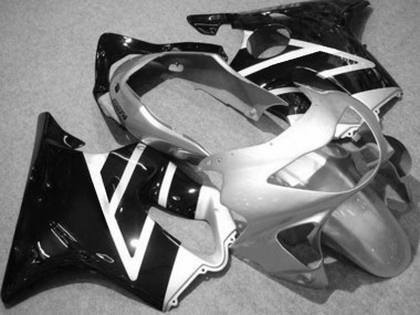 1999-2000 Silver Black Honda CBR600 F4 Motorcycle Fairings