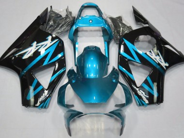 2002-2003 Electric Light Blue Honda CBR954RR Motorcycle Fairings
