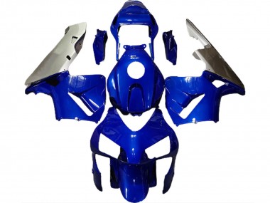 2003-2004 Deep Blue & Silver Honda CBR600RR Motorcycle Fairings