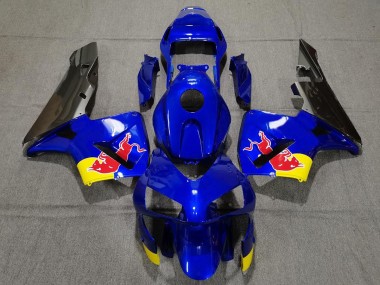 2003-2004 Gloss Blue Red Bull Honda CBR600RR Motorcycle Fairings