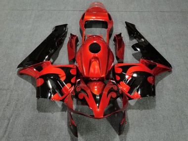 2003-2004 Gloss Deep Orange Honda CBR600RR Motorcycle Fairings