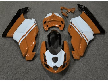2003-2004 Gloss Orange & White Ducati Ducati 749 999 Motorcycle Fairings