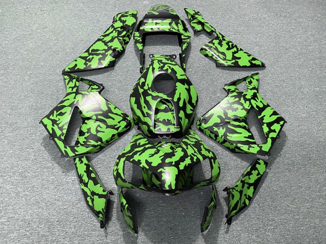 2003-2004 Green Camo Honda CBR600RR Motorcycle Fairings 2003-2004 Green Camo Honda CBR600RR Motorcycle Fairings