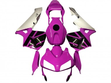 2003-2004 Hot Pink & Matte Silver Honda CBR600RR Motorcycle Fairings