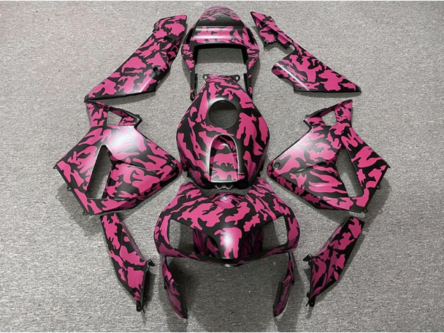 2003-2004 Red Camo Honda CBR600RR Motorcycle Fairings