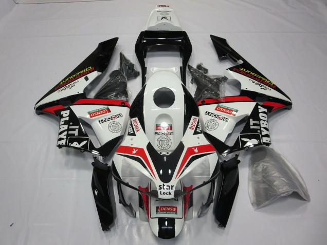 2003-2004 Red Playboy Honda CBR600RR Motorcycle Fairings