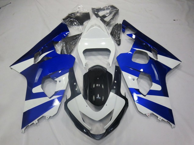 2004-2005 Blue White OEM Style Suzuki GSXR 600-750 Motorcycle Fairings 2004-2005 Blue White OEM Style Suzuki GSXR 600-750 Motorcycle Fairings